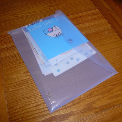 baby cards keepsake