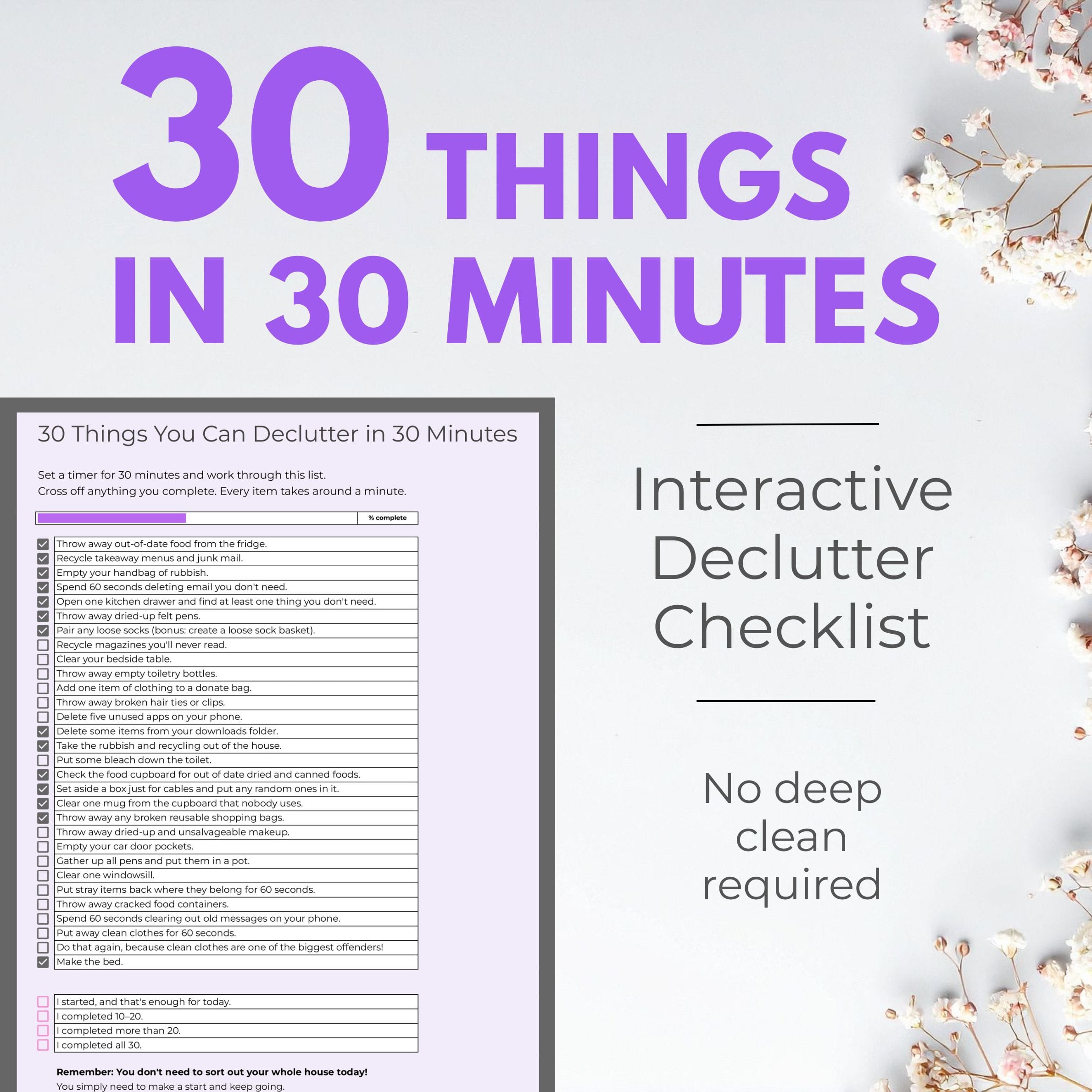 30 things in 30 minutes