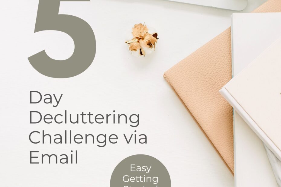 5 day declutter challenge by email