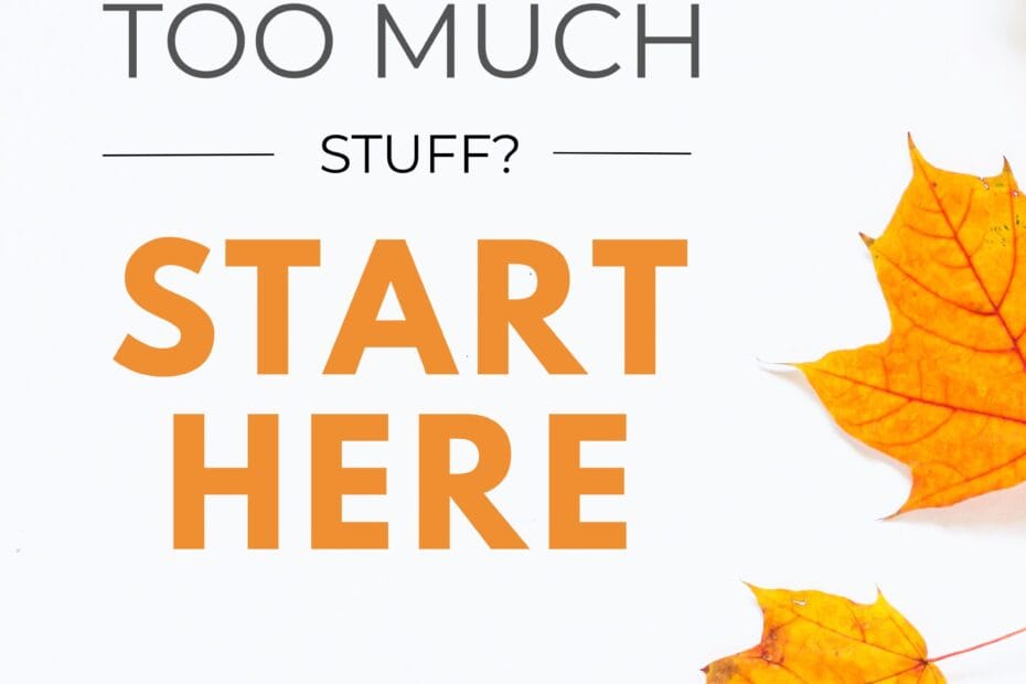 too much stuff start here